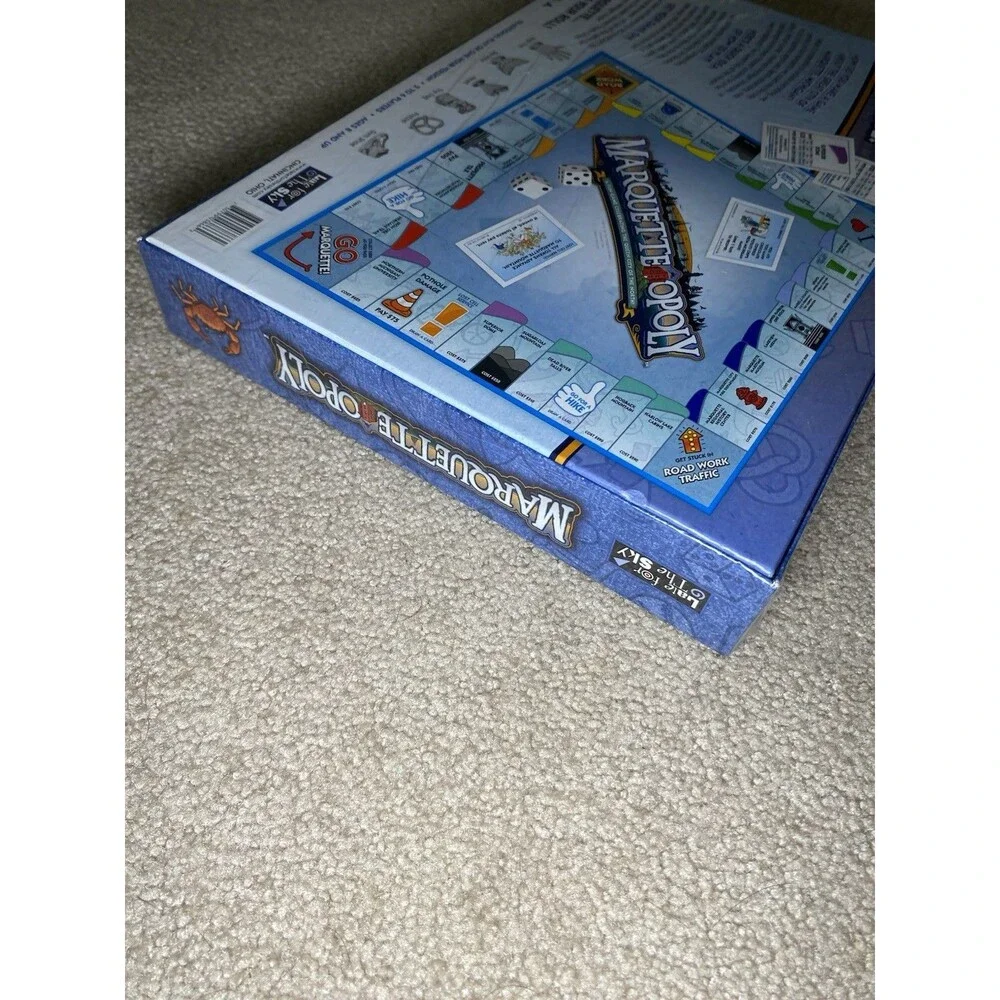 Marquette-Opoly Board Game Late For The Sky New Sealed Michigan Marquette
